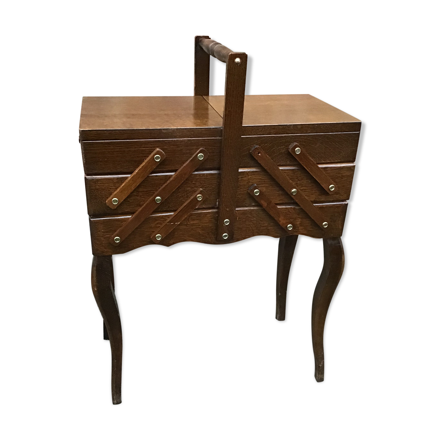 Vintage sewing basket