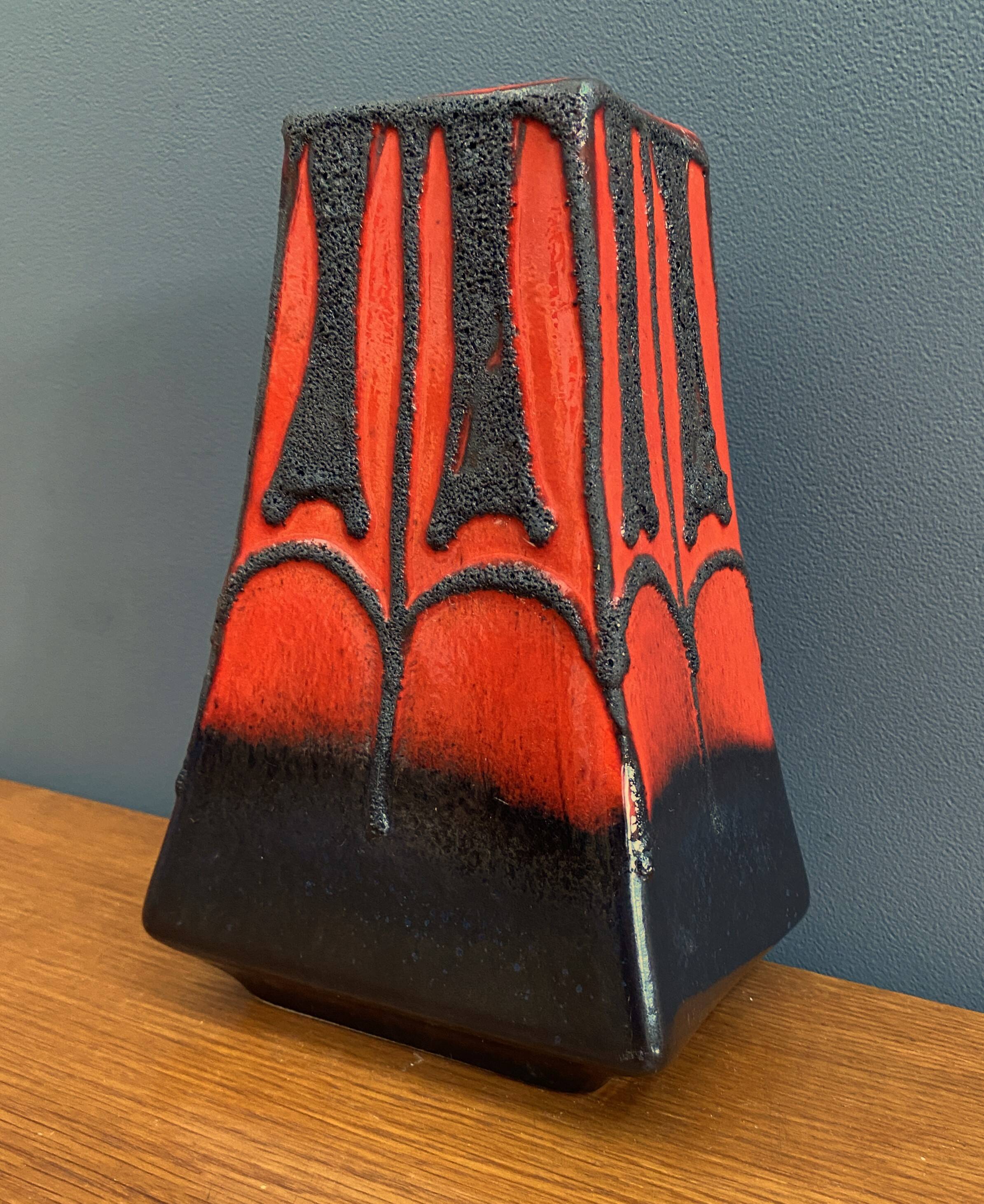 Fat lava vase by Fohr west Gemany model 342-20