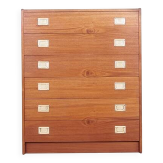 Commode en cerisier, design danois, années 1970, production : Danemark