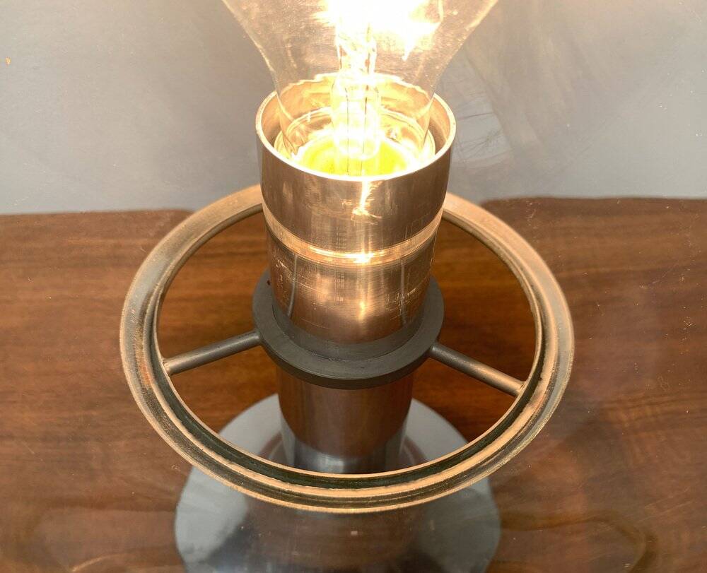 Vintage 1970s space globe table lamp