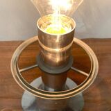 Vintage 1970s space globe table lamp