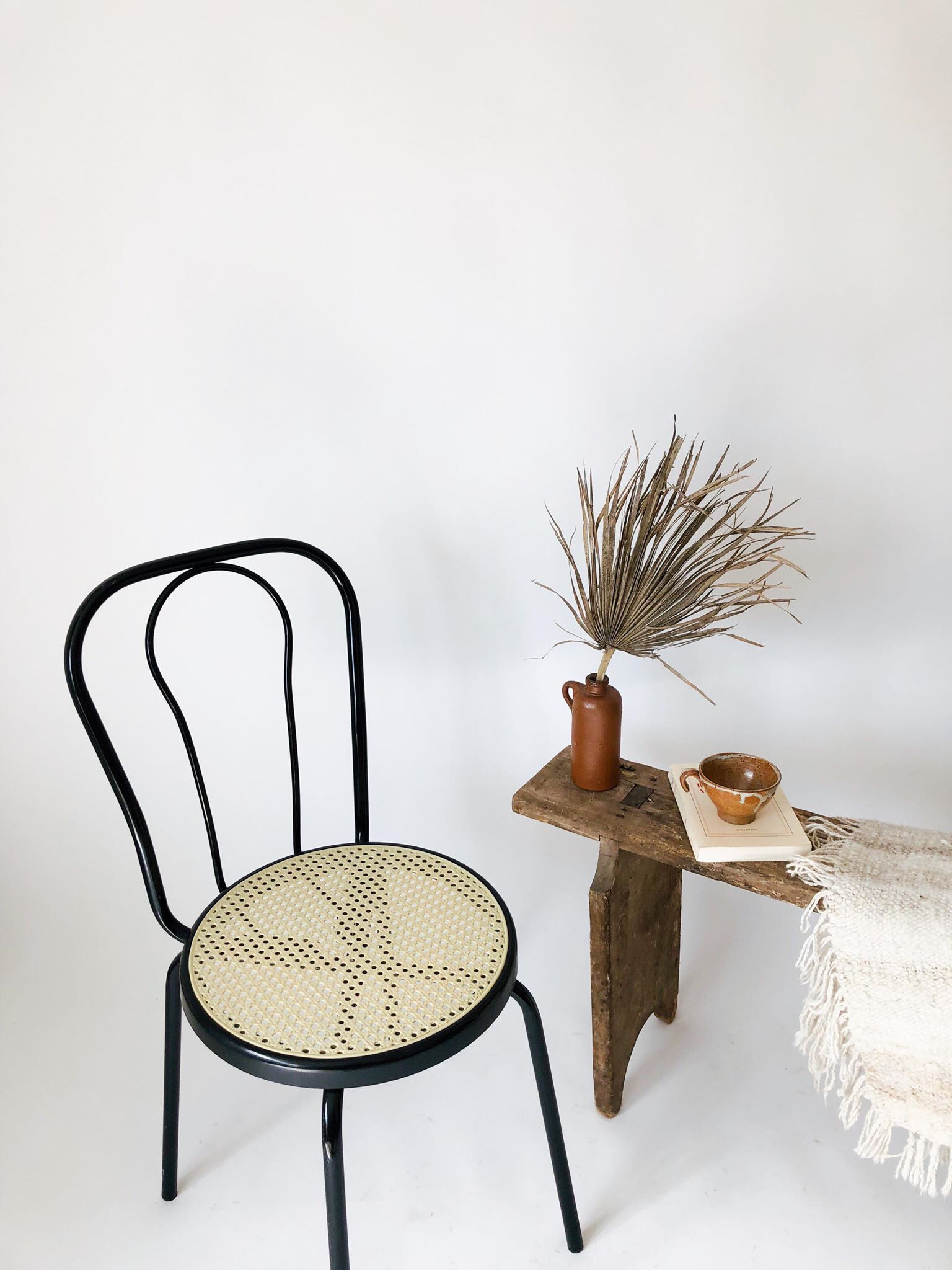 Chaise bistrot cannage