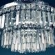 Grand vintage crystal chandelier from Sijaj Hrastnik, Yugoslavia, 1970s.