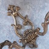 Pair of gold bronze appliques - year 60