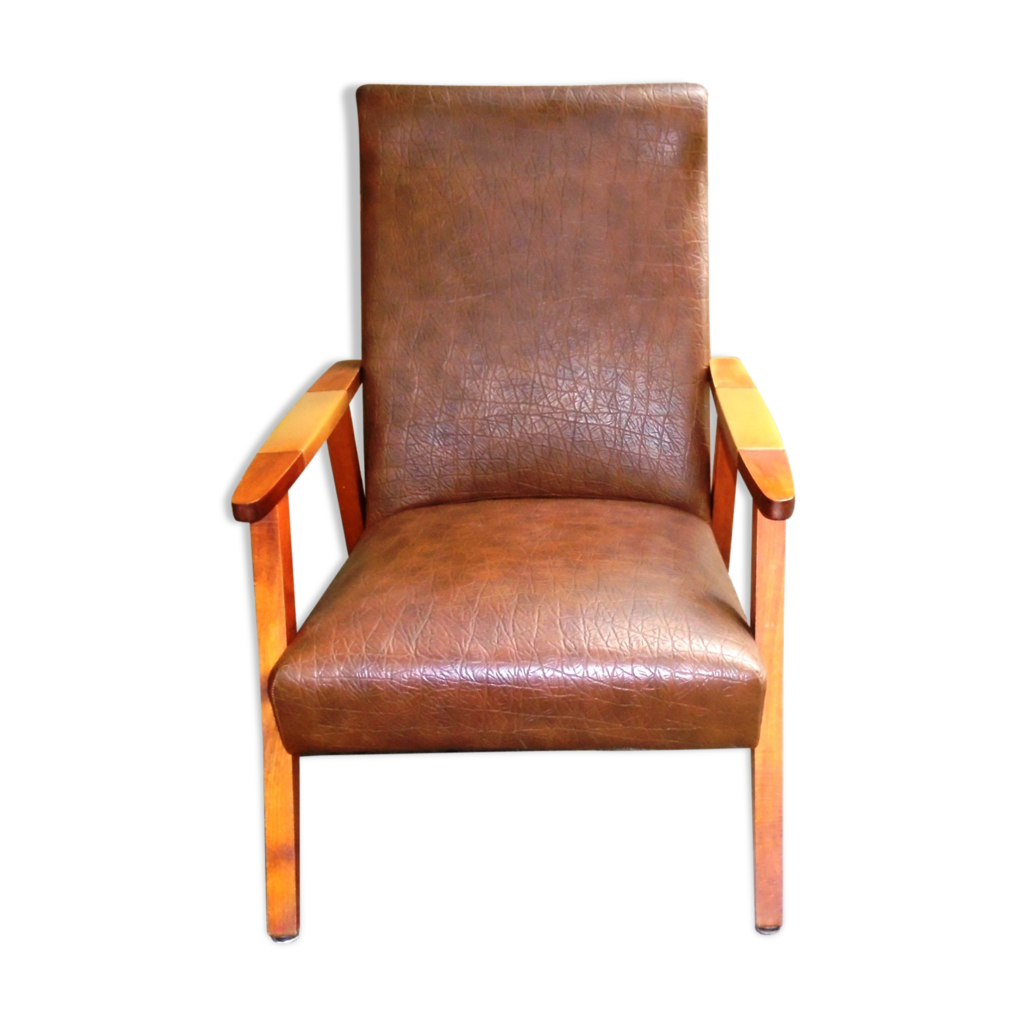 Vintage skai chair
