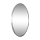Old aluminum oval mirror