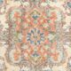 Tapis vintage en laine orange 310 x 217 cm, fait main, grand format