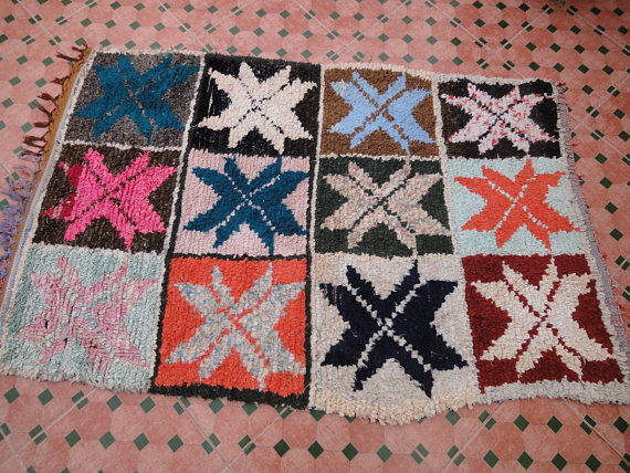 Carpet boucherouite 161 x 100 cm