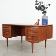 Teak desk, Danish design, 1960s, designer: J. Svenstrup
