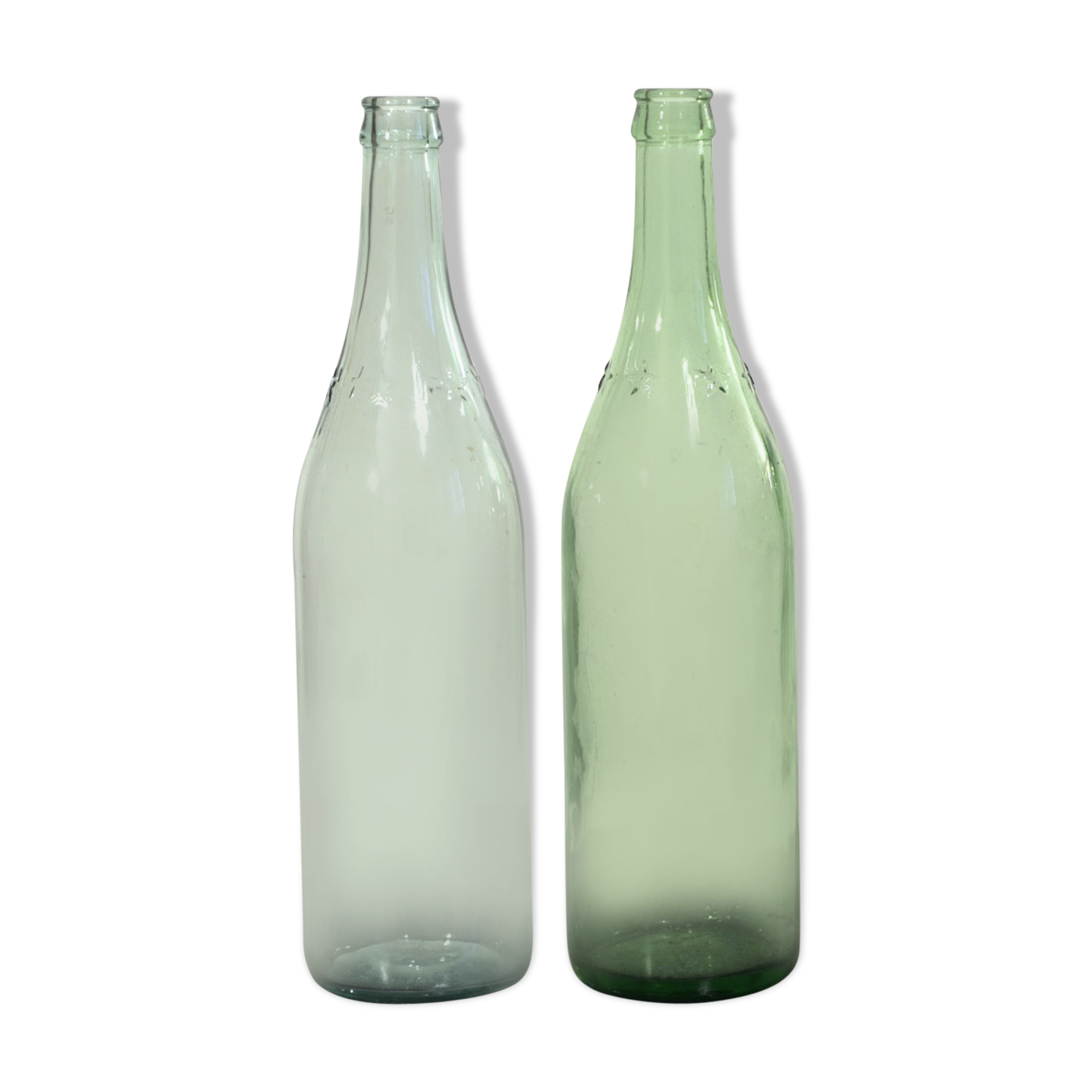 Lot of two old 6-star bottles