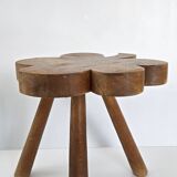 1950s clover tripod stool
