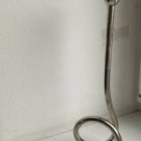 Vintage silver metal candle holder