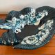 Void pocket vintage shell cut glazed ceramic