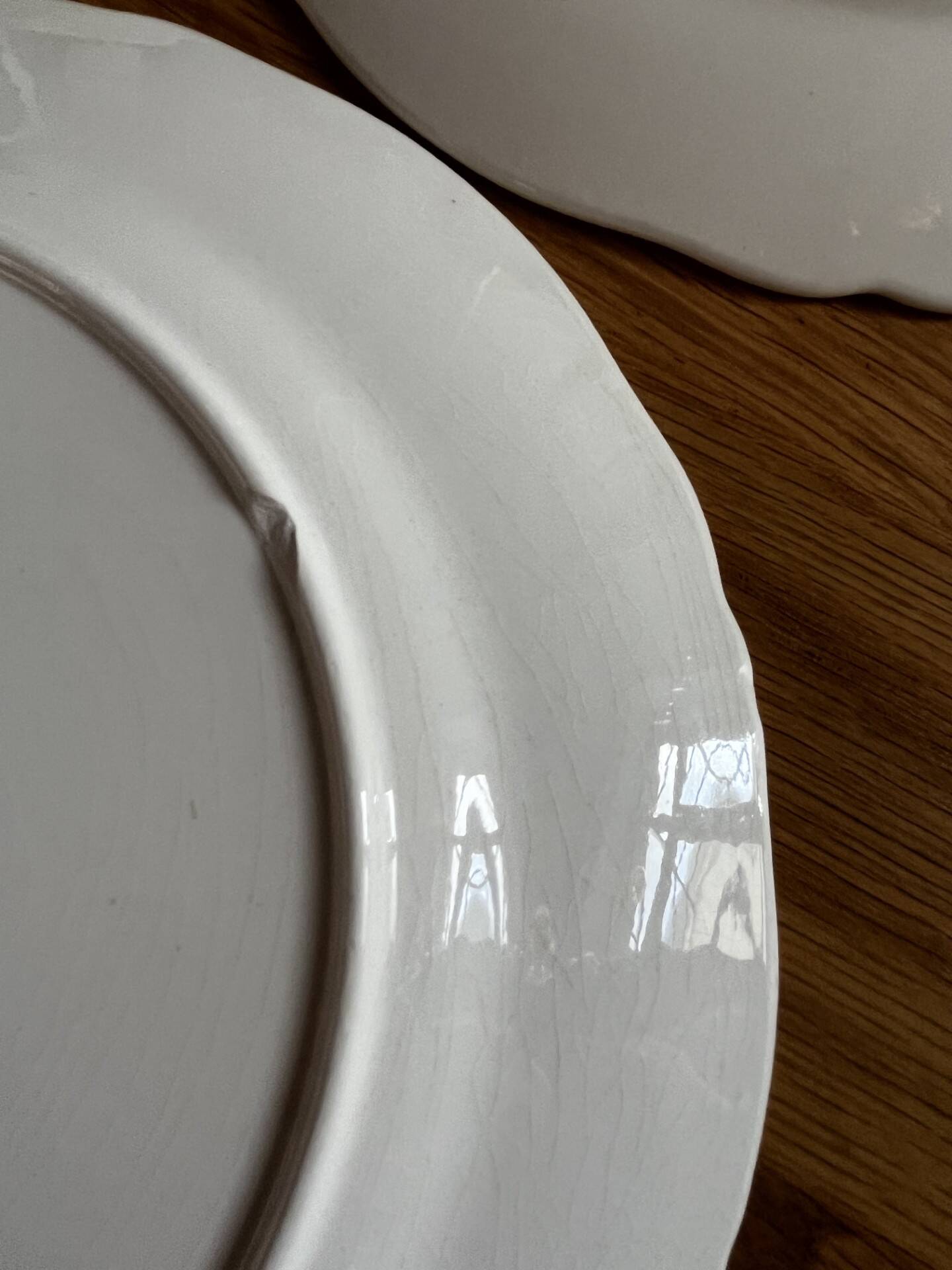 6 vintage Villeroy and Boch "alt strasburg" flat plates