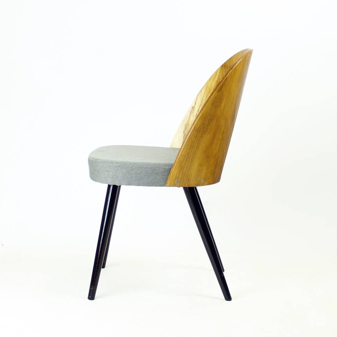 Iconic Tatra Chairs In Oak & Fabric By Antonin Suman, Czechoslovakia 1960s
