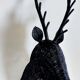 Vintage deer 60's wicker