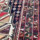 Handmade ancient Persian mazlaghan carpet