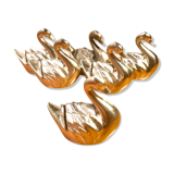 Set of 6 Swan-shaped Name Tags