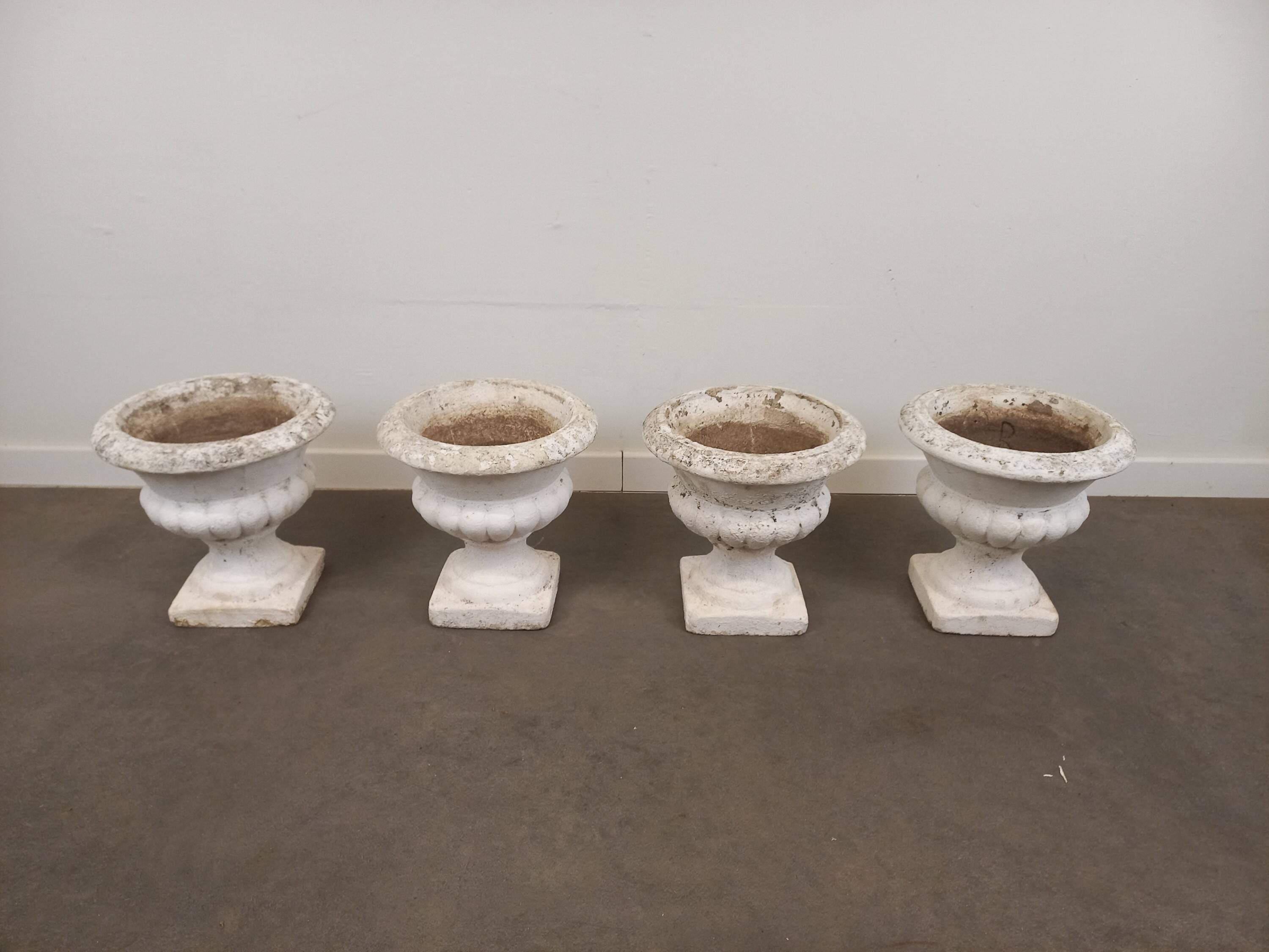 Medici Concrete Planters, Set of 4