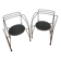 Set of 2 Silver Moon Design Armchairs by Pascal Mourgue for Fermob