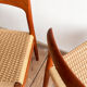 Ensemble de 4 chaises de salle à manger modèle 75 en teck, Niels O. Møller