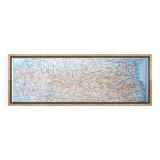 Printed in 1906, The Pyrenees in panoramic view.