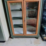 Painted display cabinet