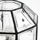Beautiful 1970s Limburg glass ceiling lamp in octagon shape