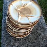 10 Longchamp factory fondue plates