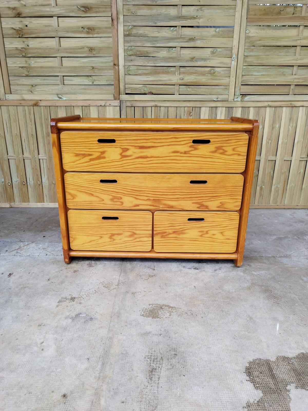 Vintage Scandinavian chest of drawers 1970