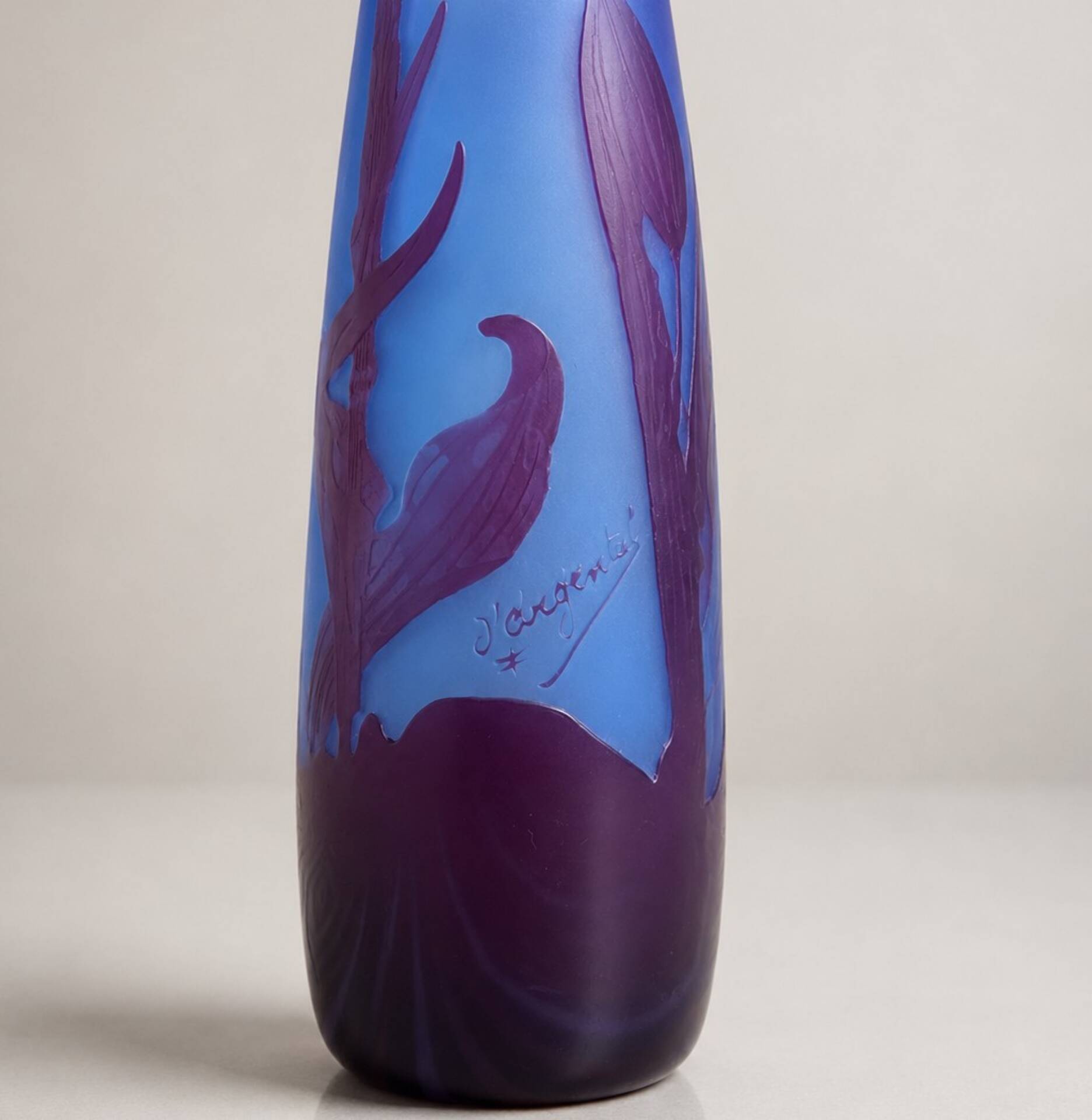 Argental soliflore vase (circa 1920).