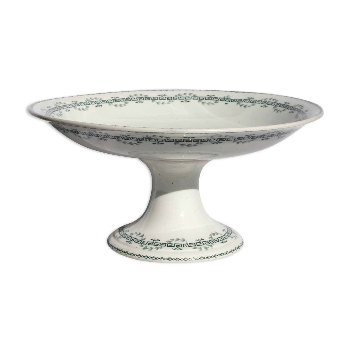 Compotier in iron earth "Austerlitz" Gien