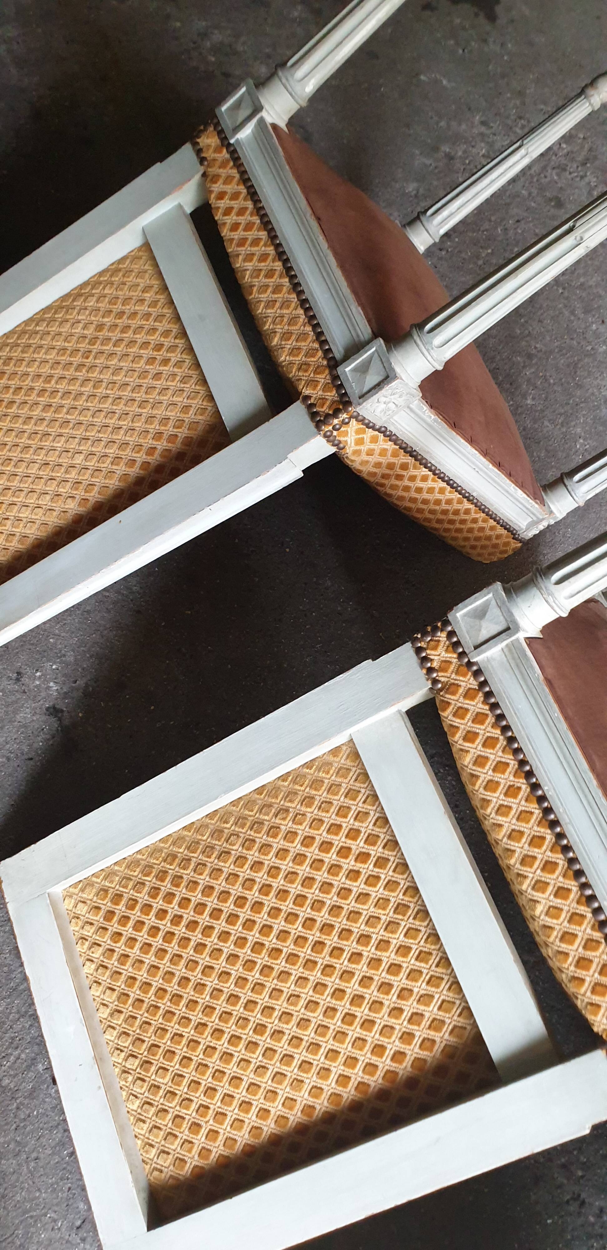 4 Louis xvi chairs, Trianon model