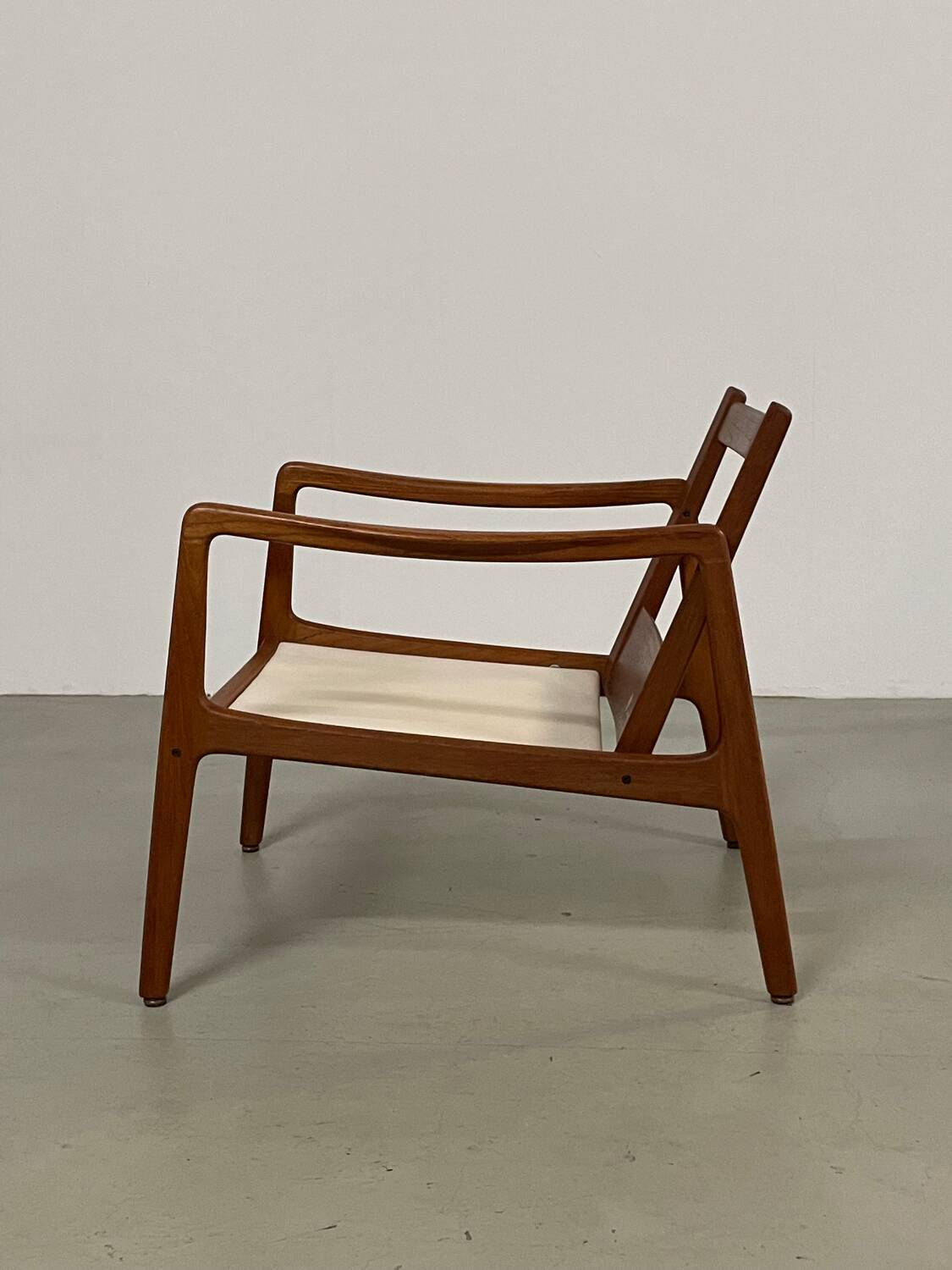 Fauteuils danois en teck par Ole Wanscher années 1960 MidCentury