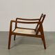 Fauteuils danois en teck par Ole Wanscher années 1960 MidCentury