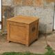 Small antique wooden chest – sandblasted