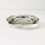 Crystal ashtray, Val Saint Lambert, Belgium, 1950s