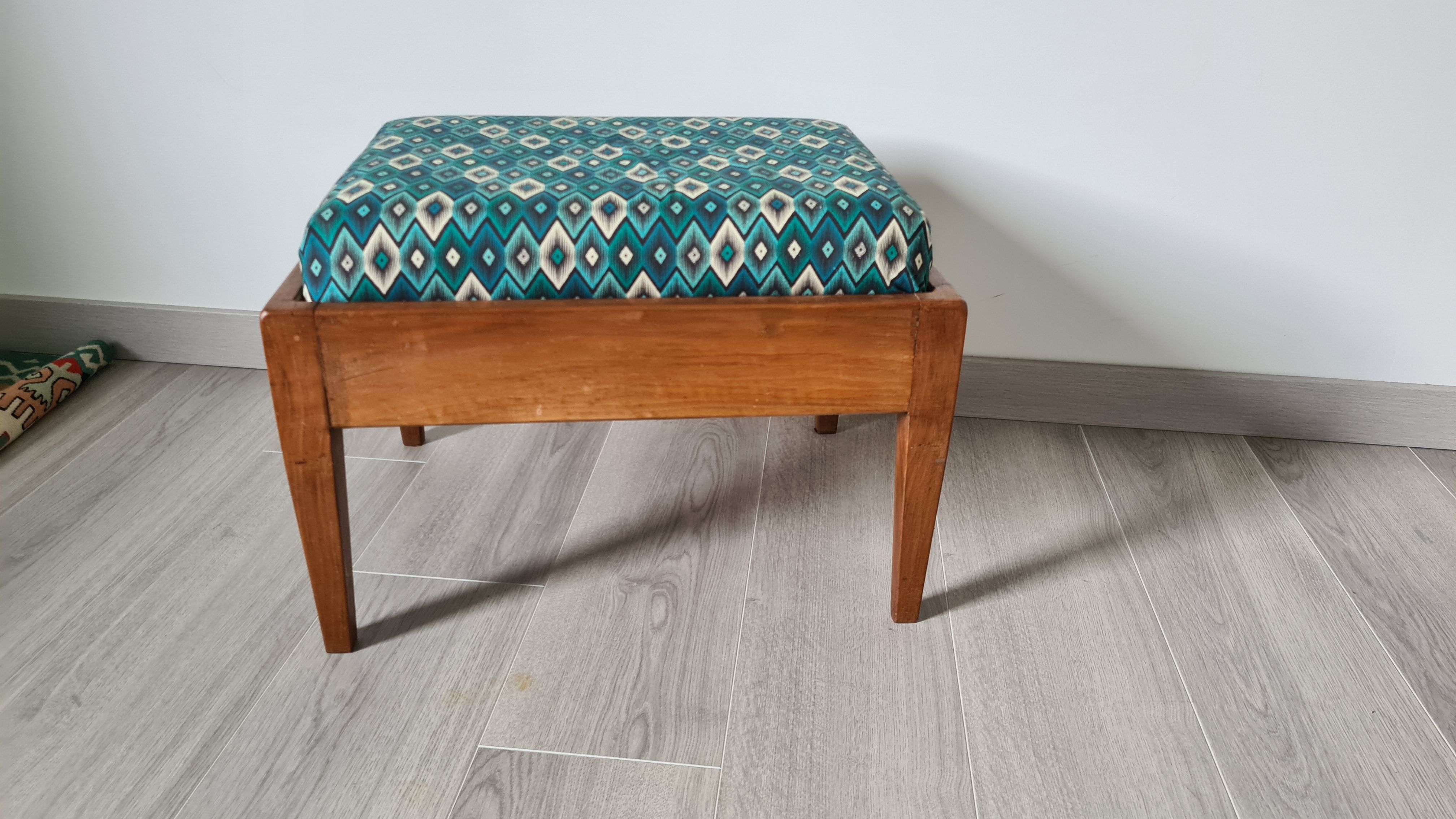 Vintage Scandinavian footrest