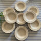 Series of 9 hollow earthenware plates Moulin des Loups