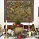 Verdure tapestry in the Aubusson style on a frame (214 x 176 cm)