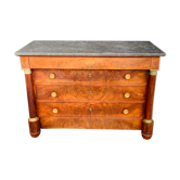 Dresser in flamed mahogany empire era