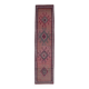 Vintage Turkish hand-knotted runner rug 84x353