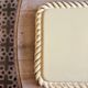 Vintage Yellow and Gold Ceramic Cheese Board