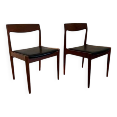 Suite de chaises scandinaves vintage H.W Klein pour Bramin Møbl