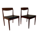 Set of vintage Scandinavian chairs by H.W. Klein for Bramin Møbl.