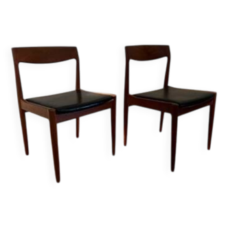 Suite de chaises scandinaves vintage H.W Klein pour Bramin Møbl