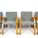 4 Steiner armchairs 1950