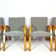 4 Steiner armchairs 1950