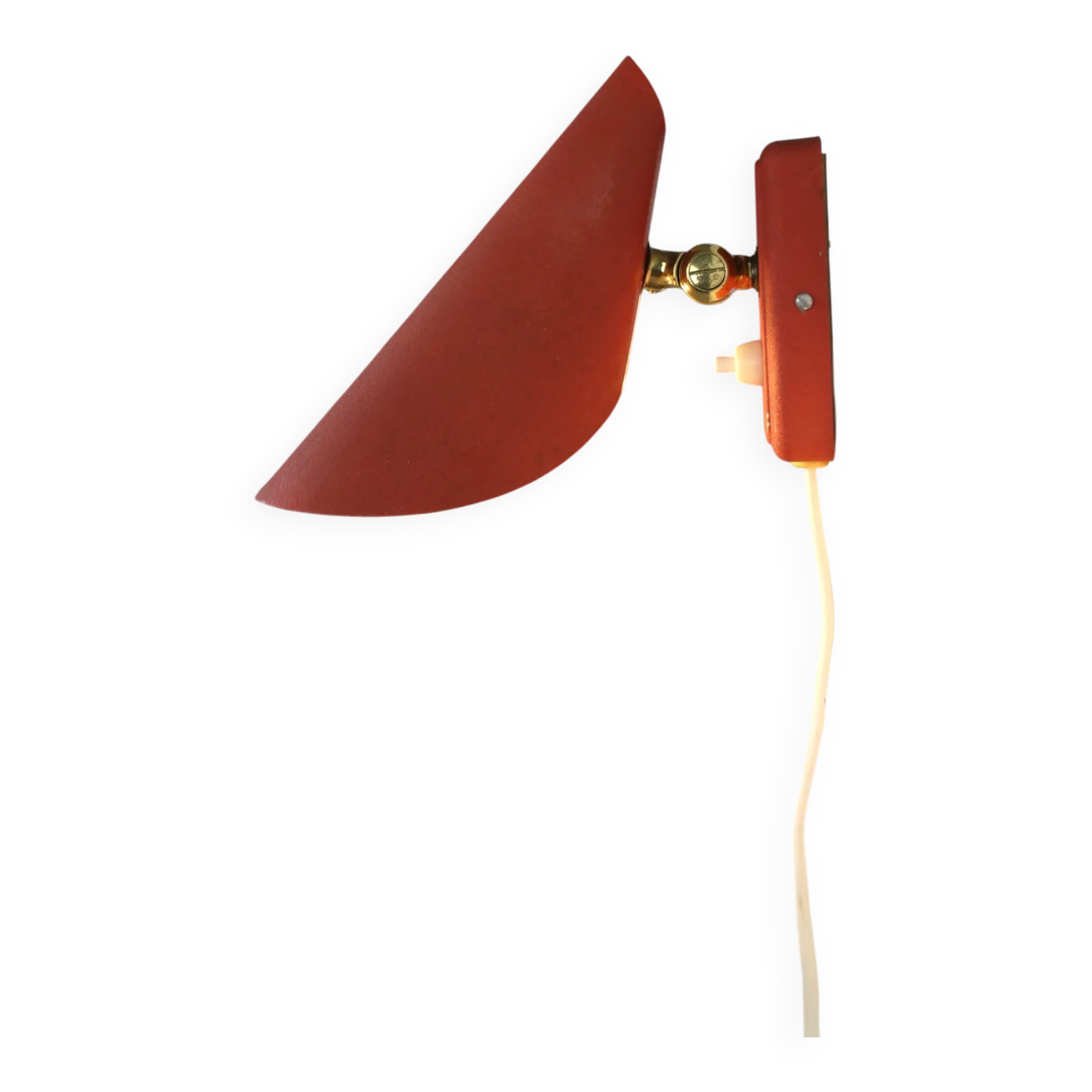 Eric Wärnå for EWÅ Armaturfabrik, Värnamo, Sweden — Model V-13 Wall Lamp, 1950s