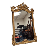 Ornate antique french mirror c1860